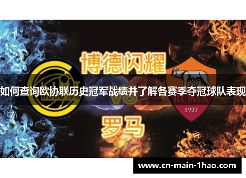 如何查询欧协联历史冠军战绩并了解各赛季夺冠球队表现